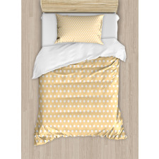 White Polka Dots Classic Duvet Cover Set