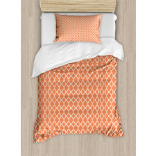 Checkered Modern Tile Duvet Cover Set