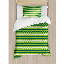 Wavy Lines Irish Cultural Duvet Cover Set