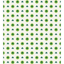 Clovers Green Dots Irish Duvet Cover Set