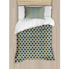 Hexagonal Overlapping Duvet Cover Set