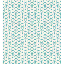 Bold Circles Sea Inspired Duvet Cover Set