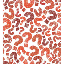 Question Marks Pattern Duvet Cover Set