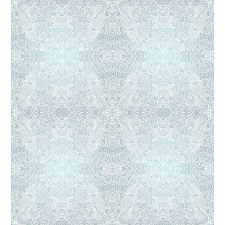 Swirled Floral Lines Duvet Cover Set
