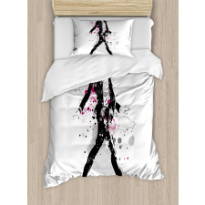 Woman Catwalk Duvet Cover Set