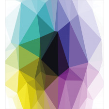Triangles Color Shades Duvet Cover Set