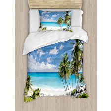 Barbados Beach Ocean Duvet Cover Set