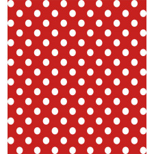 Polka Dots Circular Forms Duvet Cover Set