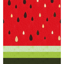 Watermelon Macro Fruit Duvet Cover Set