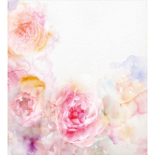 Pale Pink Roses Duvet Cover Set