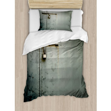 Warehouse Store Door Lock Duvet Cover Set