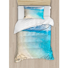 Sunny Seashore and Shells Duvet Cover Set