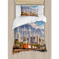 Salt Lake City Utah USA Duvet Cover Set