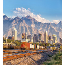Salt Lake City Utah USA Duvet Cover Set