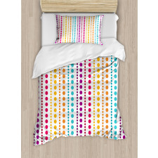 Half Toned Polka Dots Duvet Cover Set