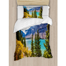 Canadian Glacial Lake Duvet Cover Set