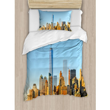 New York City Skyline Duvet Cover Set