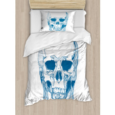 Skull Science Elements Duvet Cover Set