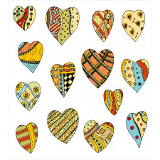 Heart Shapes Pattern Duvet Cover Set