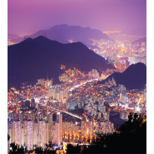 Skyline of Busan Korea Duvet Cover Set