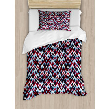 Geometric Triangle Shape Duvet Cover Set