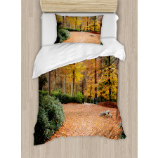 Autumn Forest Trees Fall Duvet Cover Set