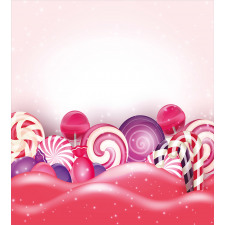 Rainbow Swirl Lollipop Duvet Cover Set