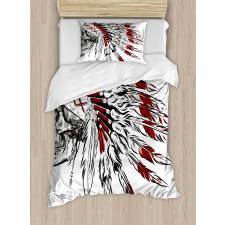 Feather Headdress Duvet Cover Set