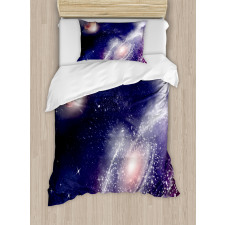 Nebula Planet Cosmic Duvet Cover Set