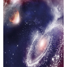 Nebula Planet Cosmic Duvet Cover Set