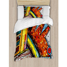 Funky Abstract Music Duvet Cover Set