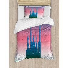 Medieval Castle Stars Duvet Cover Set