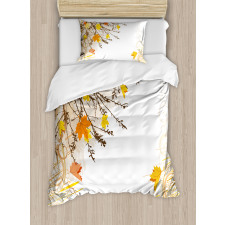 Maple Leaves in Autumn Duvet Cover Set