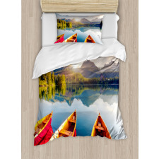 Lake Sailboats Duvet Cover Set