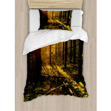 Misty Morning Sun Rays Duvet Cover Set