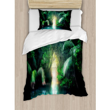 Mangrove Rainforest Lake Duvet Cover Set