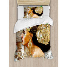 Queen Cleopatra Duvet Cover Set