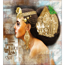 Queen Cleopatra Duvet Cover Set