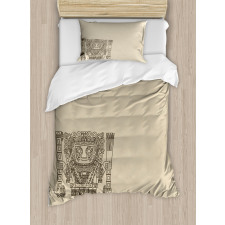 Mayan Relic Duvet Cover Set