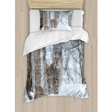 European Lynx Wilderness Duvet Cover Set