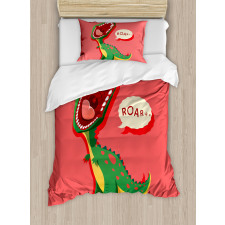 Cartoon Prehistoric Duvet Cover Set