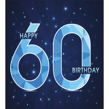 Birthday 60 Stars Duvet Cover Set