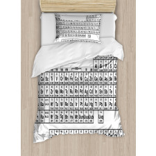 Monochrome Science Duvet Cover Set