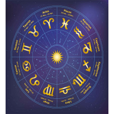 Horoscope Birth Dates Duvet Cover Set