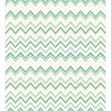 Blurry Abstract Zig Zag Duvet Cover Set