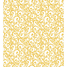 Swirling Lines Floral Duvet Cover Set