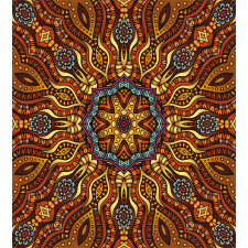Warm Colored Design Boho Duvet Cover Set