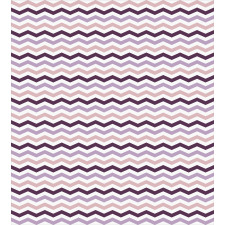 Zig Zag Waves Shapes Duvet Cover Set