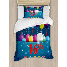 16 Party Duvet Cover Set