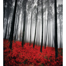 Mystical Foggy Woodland Duvet Cover Set
